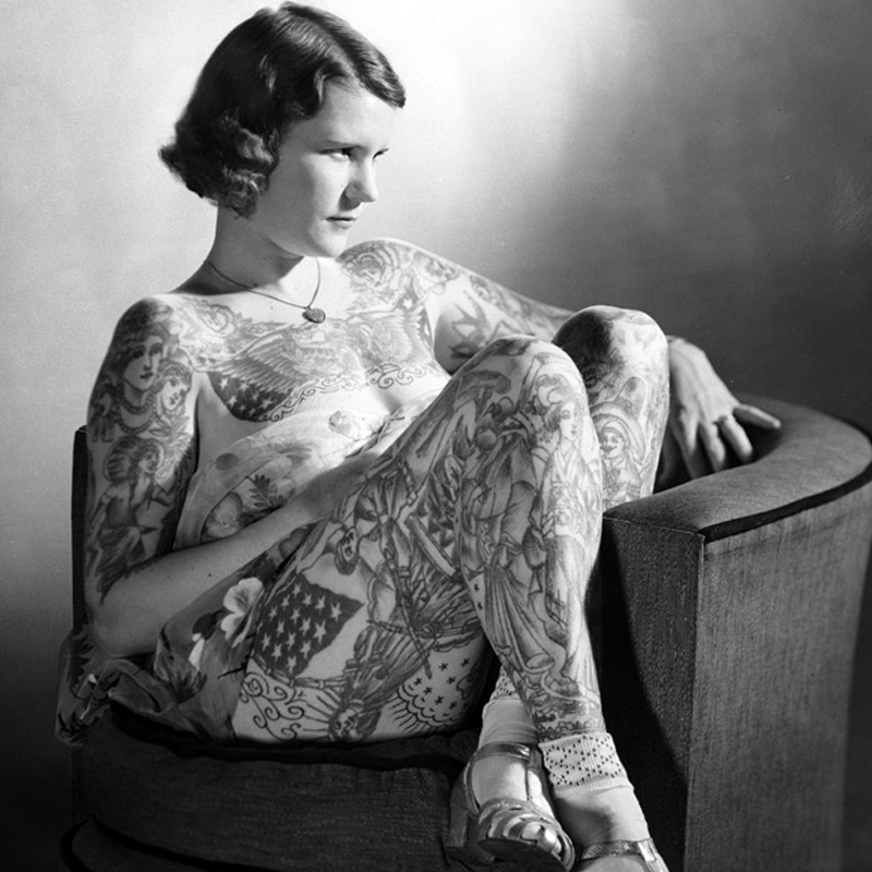 Betty Broadbent la donna tatuata